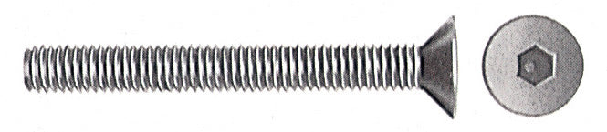 Viti Per Bussola T.S.P. Esag Incas 6Ma Brun 40 Mm**- 200,0 Pz