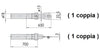 Cisa Art.06425.010 Aste X 57120 E 57165- Cisa- 1,0 Pz