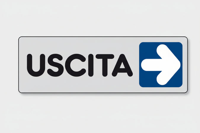 Etichetta Adesiva 150X50 Uscita (Dx)- 10,0 Pz
