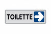 Etichetta Adesiva 150X50 Toilette (Dx)- 10,0 Pz