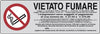 Etichetta Adesiva 150X50 Vietato Fumare- 10,0 Pz
