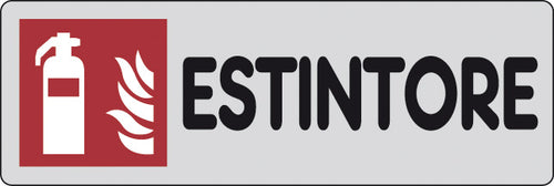 Etichetta Adesiva 150X50 Estintore- 10,0 Pz