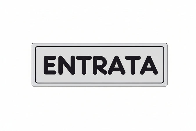 Etichetta Adesiva 150X50 Entrata- 10,0 Pz
