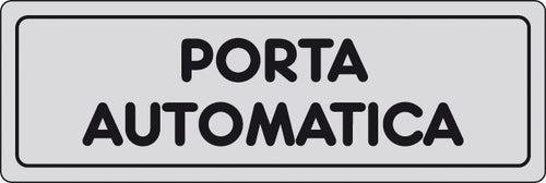 Etichetta Adesiva 150X50 Porta Automatica- 10,0 Pz