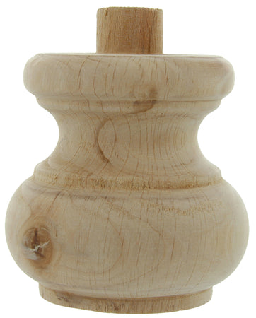 Piede In Legno Ontano 53008 80X75 Mm- 8,0 Pz