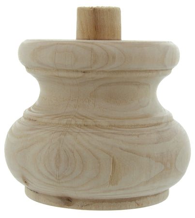 Piede In Legno Ontano 53008 95X75 Mm- 8,0 Pz