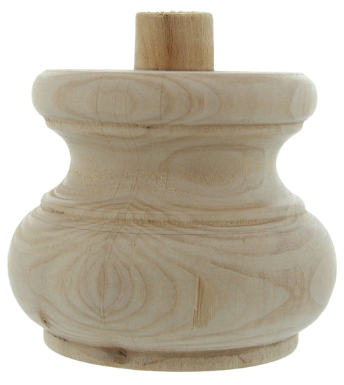 Piede In Legno Ontano 53008 95X75 Mm- 8,0 Pz