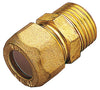 Raccordo Ottone Diritto Bicono M/Gas 14X1/2- Tiemme- 10,0 Pz