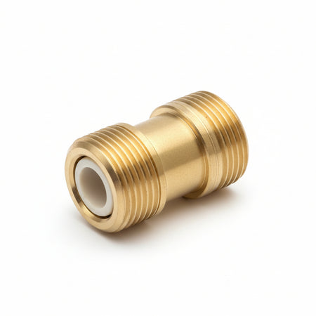 Raccordo Ottone Diritto Bicono F/Gas 10X1/2- Tiemme- 10,0 Pz