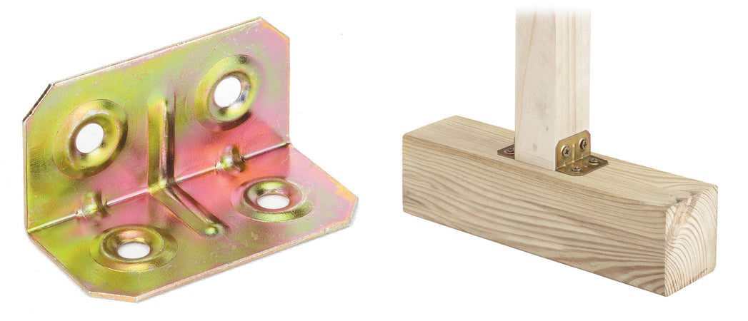 Piastra 161 Angolare Acciaio Trop 40X20X20 Mm- Aldeghi Luigi Spa- 200,0 Pz