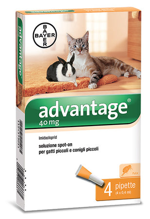 Bayer Advantage Spot On 40 Gatti Fino A 4 Kg- Bayer- 1,0 Pz