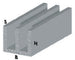 Profilo Argento H.100 Cm Canalino Uu 16X 7X1 Mm- Arcansas- 5,0 Pz
