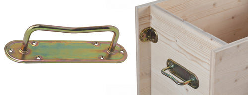 Piastra 950 Maniglia Fissa Acc Trop 50X 80 Mm- Aldeghi Luigi Spa- 10,0 Pz