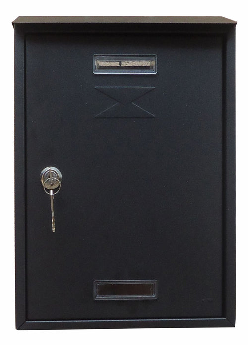 Cassetta Postale C/Tetto E Cil 22X7X33 Cm Antracite- 6,0 Pz