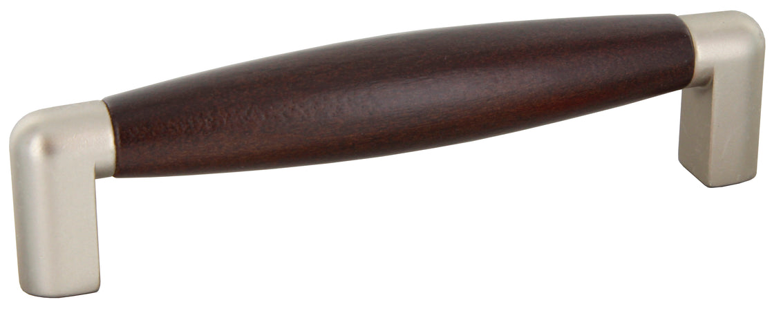 Maniglia Faggio 4090 107X27 Mm Noce Nichel Sat (B)- Botter Luigi- 25,0 Pz