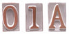 Numero Civico 7 In Terracotta 5X9 Cm- 10,0 Pz
