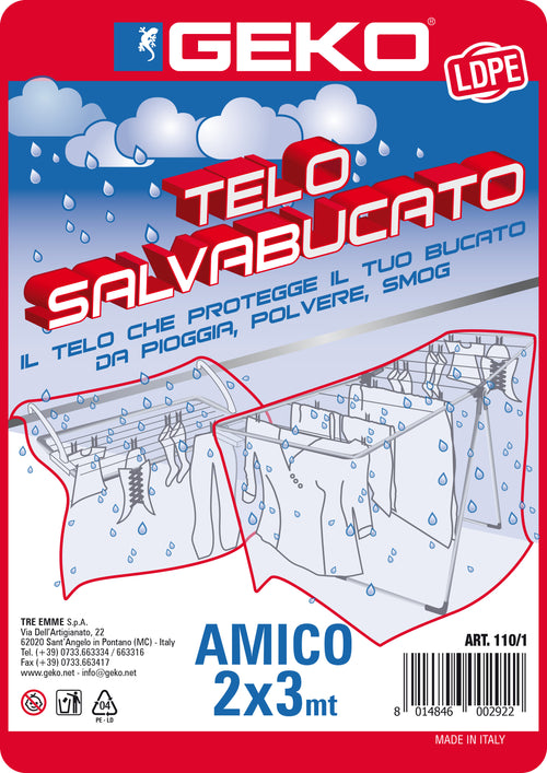 Telone Anti Pioggia Polietilene Amico 200X300 Cm*- 28,0 Pz