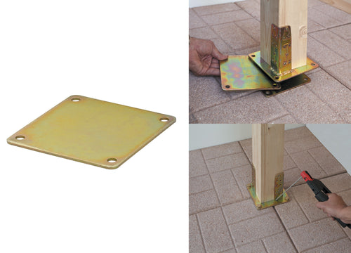 Piastra 800/P Spessore 3,5 Acc Tropic 150X150 Mm- Aldeghi Luigi Spa- 1,0 Pz