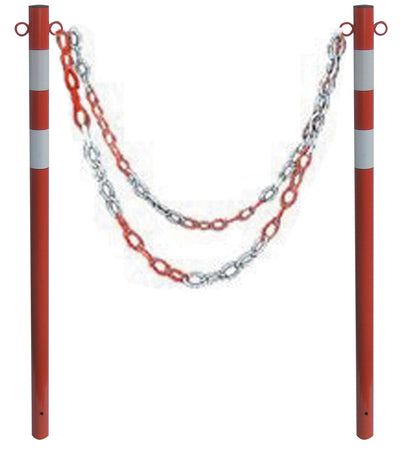 Paletto Segnaletico Bicolor Interr D 50Mmxh120 Cm- Bettini- 1,0 Pz