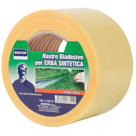 Boston Nastro Biadesivo Erba Sintet 75Mmx25M- 15,0 Pz
