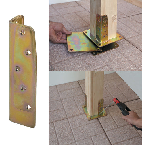 Piastra 800/A Angolare Rinf Acc Trop 140X40X40 Mm- Aldeghi Luigi Spa- 8,0 Pz