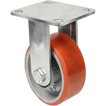 Ruota Poliuretano D 125X32 Piastra Fissa Export- 1,0 Pz