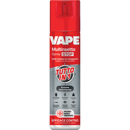 Mosche E Multinsetto Spray Stop Vape 400 Ml- 12,0 Pz
