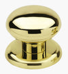 Pomolo Ottone Giove D 70 Mm Lucido Verniciato- Benini- 4,0 Pz