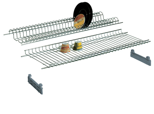 Mensola Colapiatti Acciaio Crom C/Supp 76 Cm- 6,0 Coppie