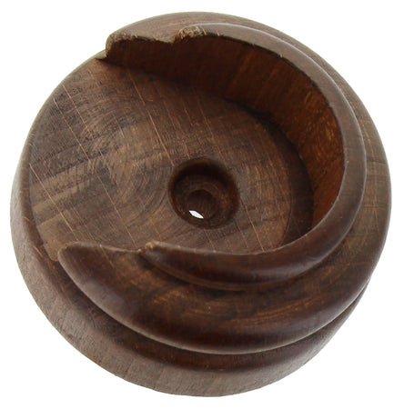 Rosetta Bastone Legno Tenda A Parete D 35 Mm Noce Sc.*- 2,0 Pz