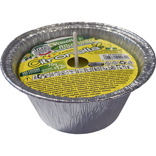 Citronella In Stagnola Briciola D 8,5Xh4 Cm- 60,0 Pz