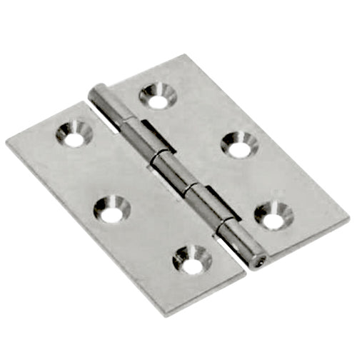 Cerniera Fresata Piana Nichel Satin 70X55 Mm- 24,0 Pz