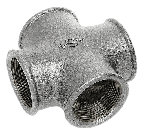 Croce Uguale Ghisa Zincata D 1/2 180- Amaflex- 10,0 Pz