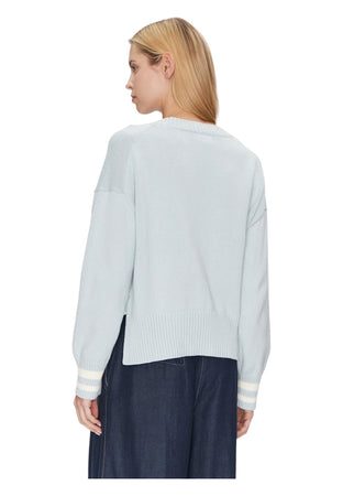 GUESS JEANS Cardigan Donna Guess Jeans varsity logo ricamato da donna