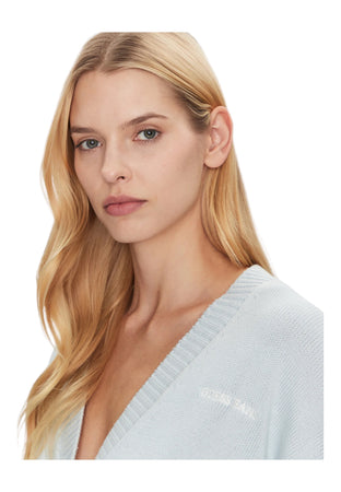 GUESS JEANS Cardigan Donna Guess Jeans varsity logo ricamato da donna