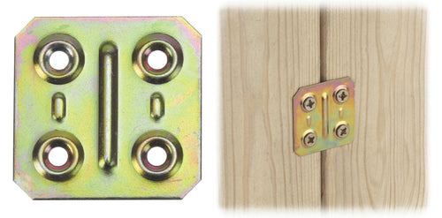 Piastra 160 Diritta Acciaio Tropic 50X50 Mm- Aldeghi Luigi Spa- 200,0 Pz