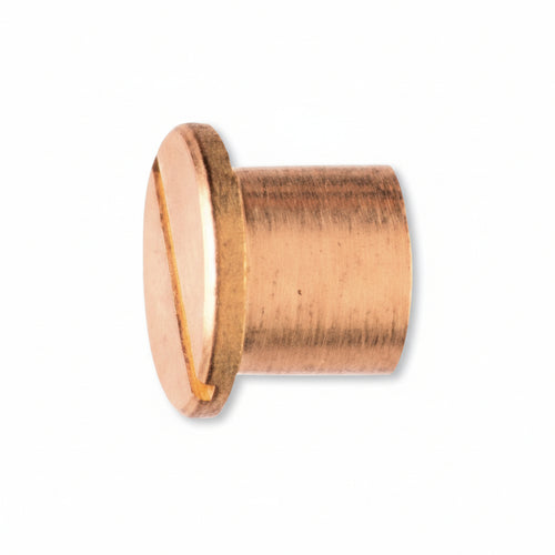 Testina Cieca 6Ma Ottone Lucido*- 100,0 Pz