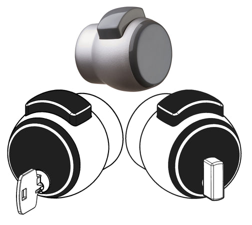 Meroni Pomolo Premiapri 13Na Argento Grigio- 1,0 Pz