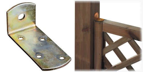 Piastra 732 Angolare Pannelli Acc Trop 30X30X70 Mm- Aldeghi Luigi Spa- 50,0 Pz