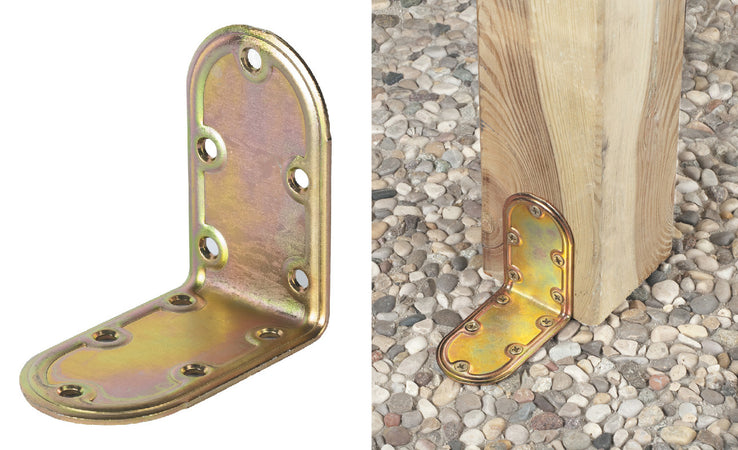 Piastra 971 Angolare Acciaio Tropic 80X 80 Mm- Aldeghi Luigi Spa- 25,0 Pz