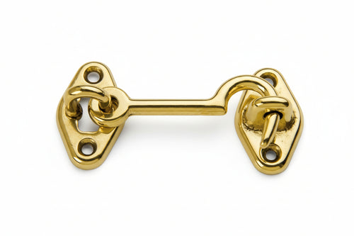 Gancio Fermafinestra Ottone Lucido 60 Mm**- 25,0 Pz