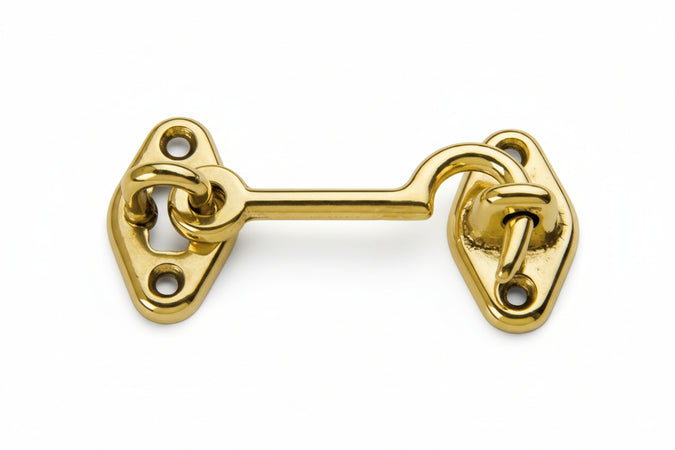 Gancio Fermafinestra Ottone Lucido 60 Mm**- 25,0 Pz