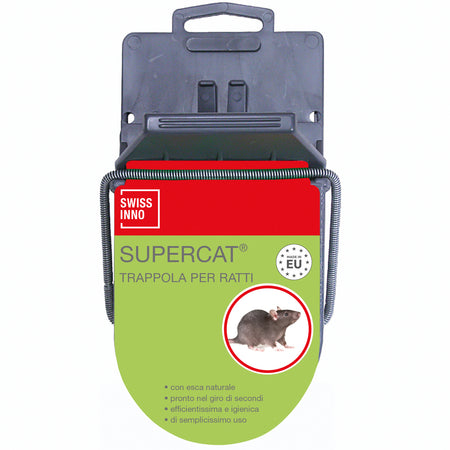 Trappola P/Ratti C/Esca Supercat 1 Pz- Swissinno Solutions Ag- 4,0 Blister