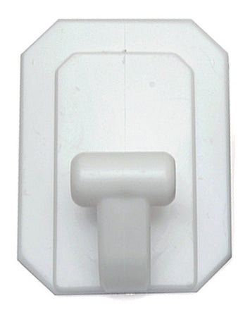 Gancio Adesivo Gigante Plastica 60X80 Mm Bianco- Diesse- 25,0 Pz