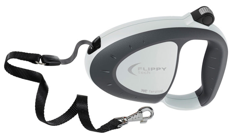 Guinzaglio Per Cani Flippy One Tape Large Nero- Ferplast- 1,0 Pz