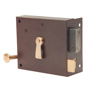 Serratura Scrocco Caten 2 Mand 175 Dx 100X50 Mm- Bonaiti Serrature- 2,0 Pz