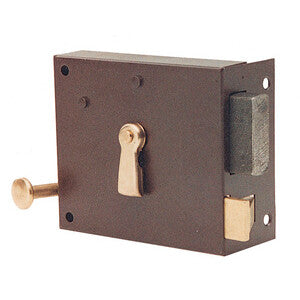 Serratura Scrocco Caten 2 Mand 175 Dx 120X60 Mm- Bonaiti Serrature- 2,0 Pz