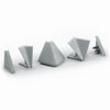 Kit Per Alzatina Triangolare Grigio- 1,0 Confezione