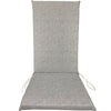 Cuscino Garden Grigio Schien.Alto H.5 Cm.120X50- 4,0 Pz