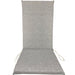 Cuscino Garden Grigio Schien.Alto H.5 Cm.120X50- 4,0 Pz